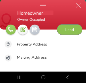 Door Knocker app for real estate agent prospectring.