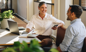 Sales roleplaying between two agents