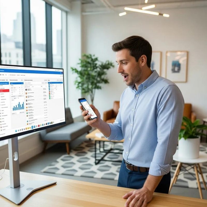 Realtor reviewing their FSBO leads and nurturing plan in their CRM.