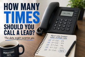 How many times to call a lead banner.