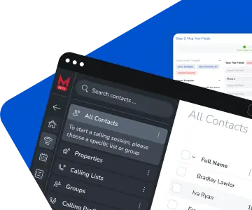 Mojo CRM interface displaying contact management features for effective lead tracking and prospecting.